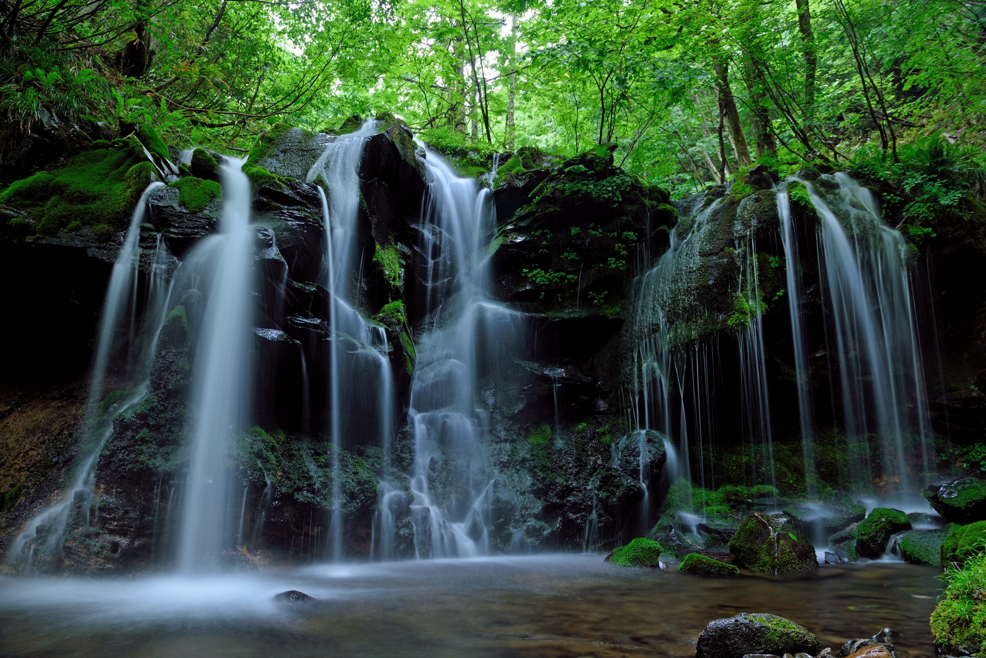 4099054_m 兵庫県 猿壺の滝(新緑の時期におすすめの秘境滝スポット!写真の紹介、アクセス情報など)　