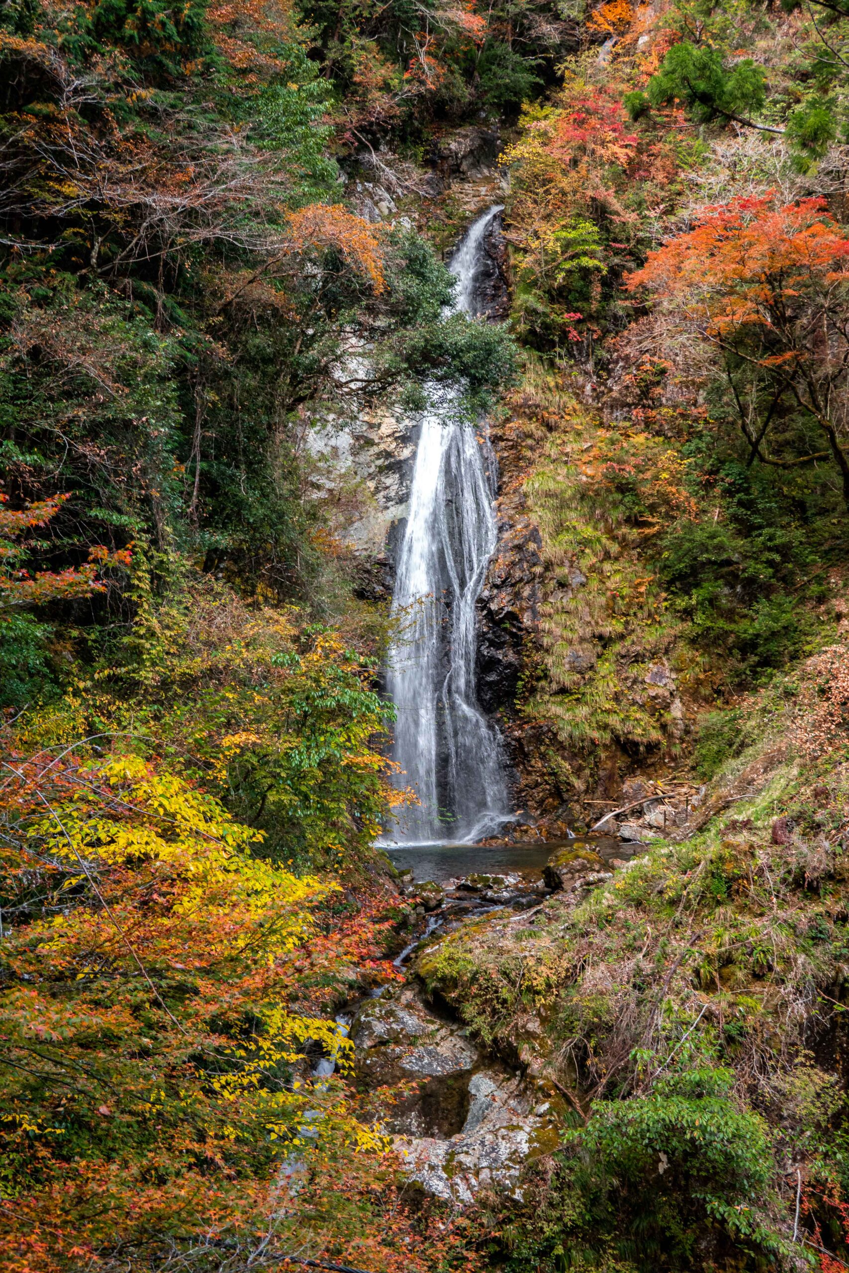 DSC07961-scaled 兵庫県  原不動滝(日本の滝100選に選定された紅葉景色の美しい絶景の滝 ! 撮影した写真の紹介、 アクセス情報など)　