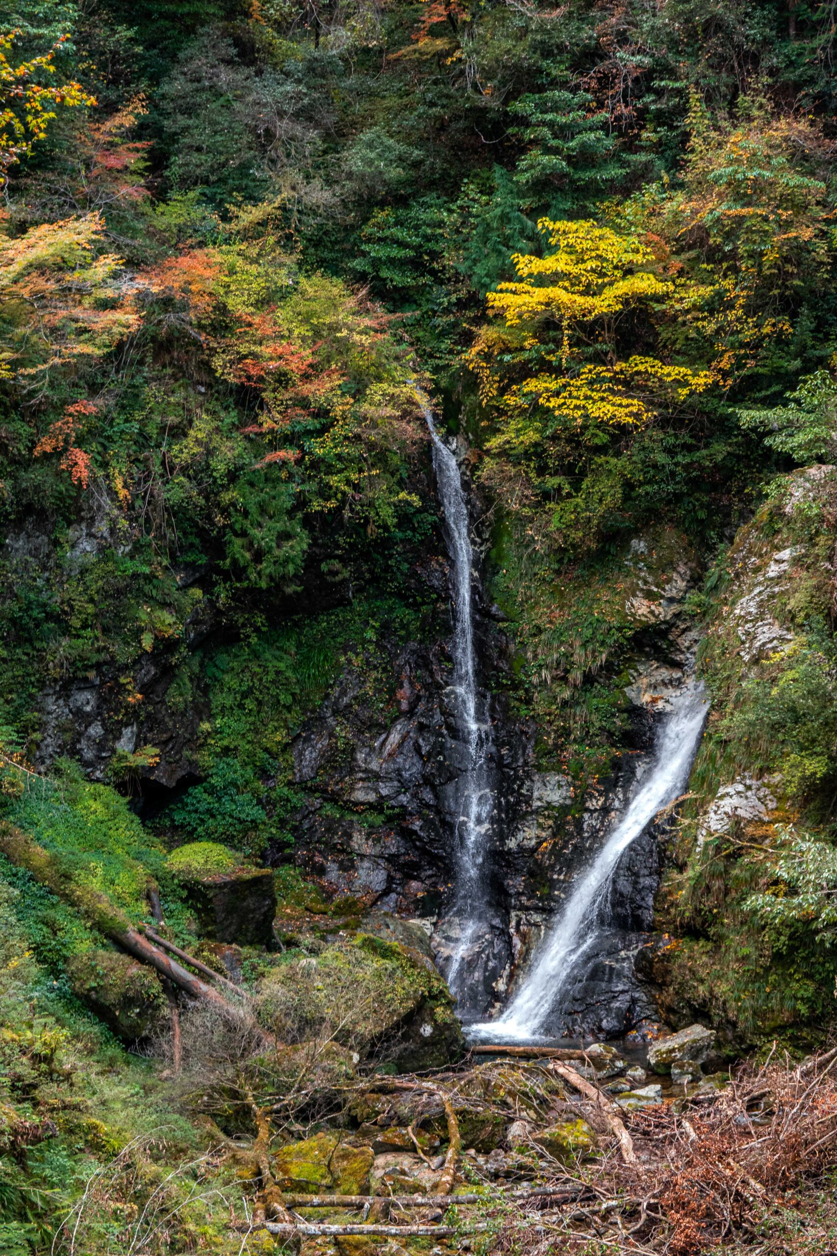 DSC08017-scaled 兵庫県  原不動滝(日本の滝100選に選定された紅葉景色の美しい絶景の滝 ! 撮影した写真の紹介、 アクセス情報など)　