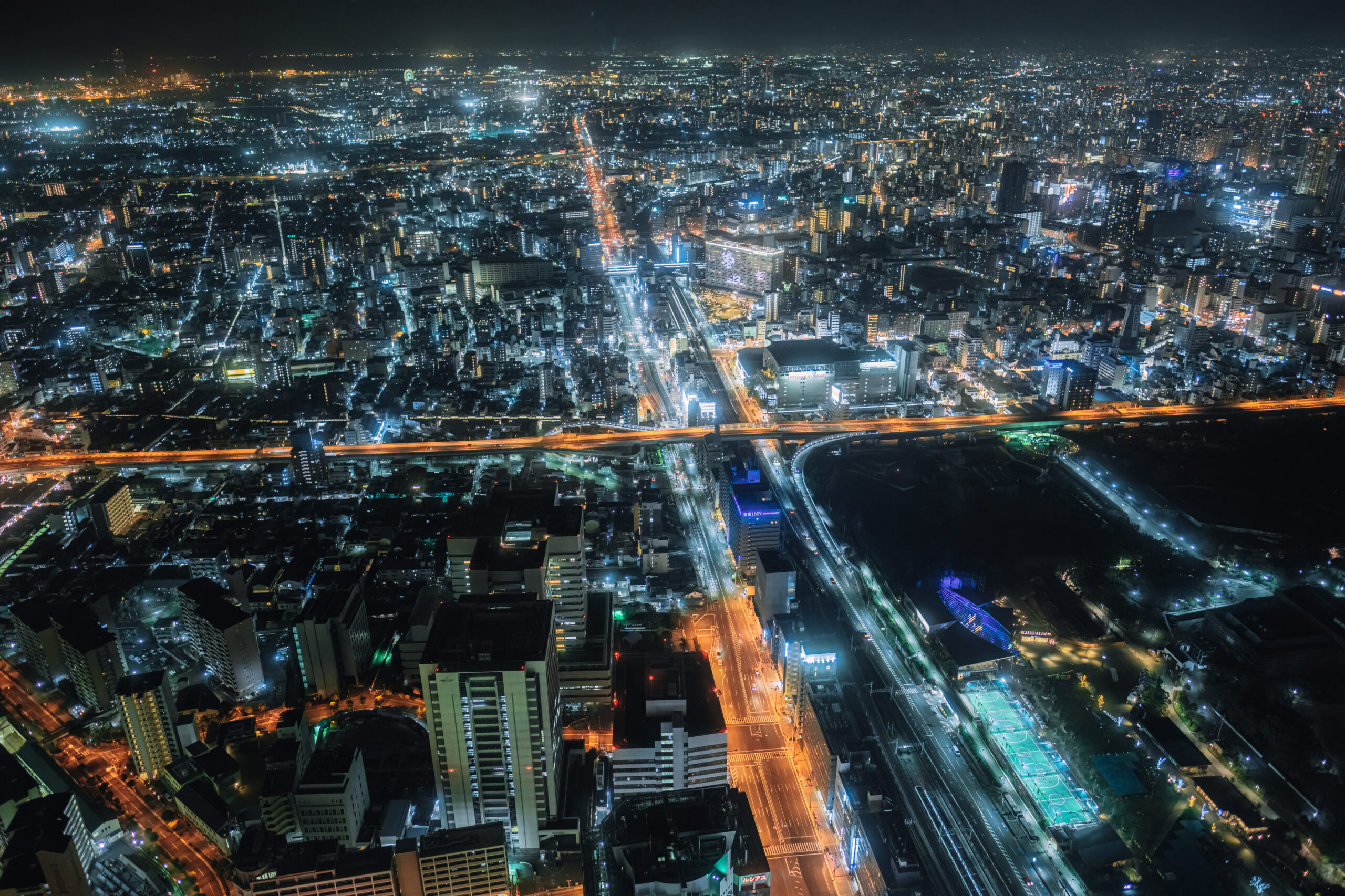 DSCF1829-Edit-scaled 【大阪府】あべのハルカス展望台 (大阪の街を一望できる地上約300mのパノラマ絶景スポット！撮影した写真と映像の紹介、アクセス情報など)